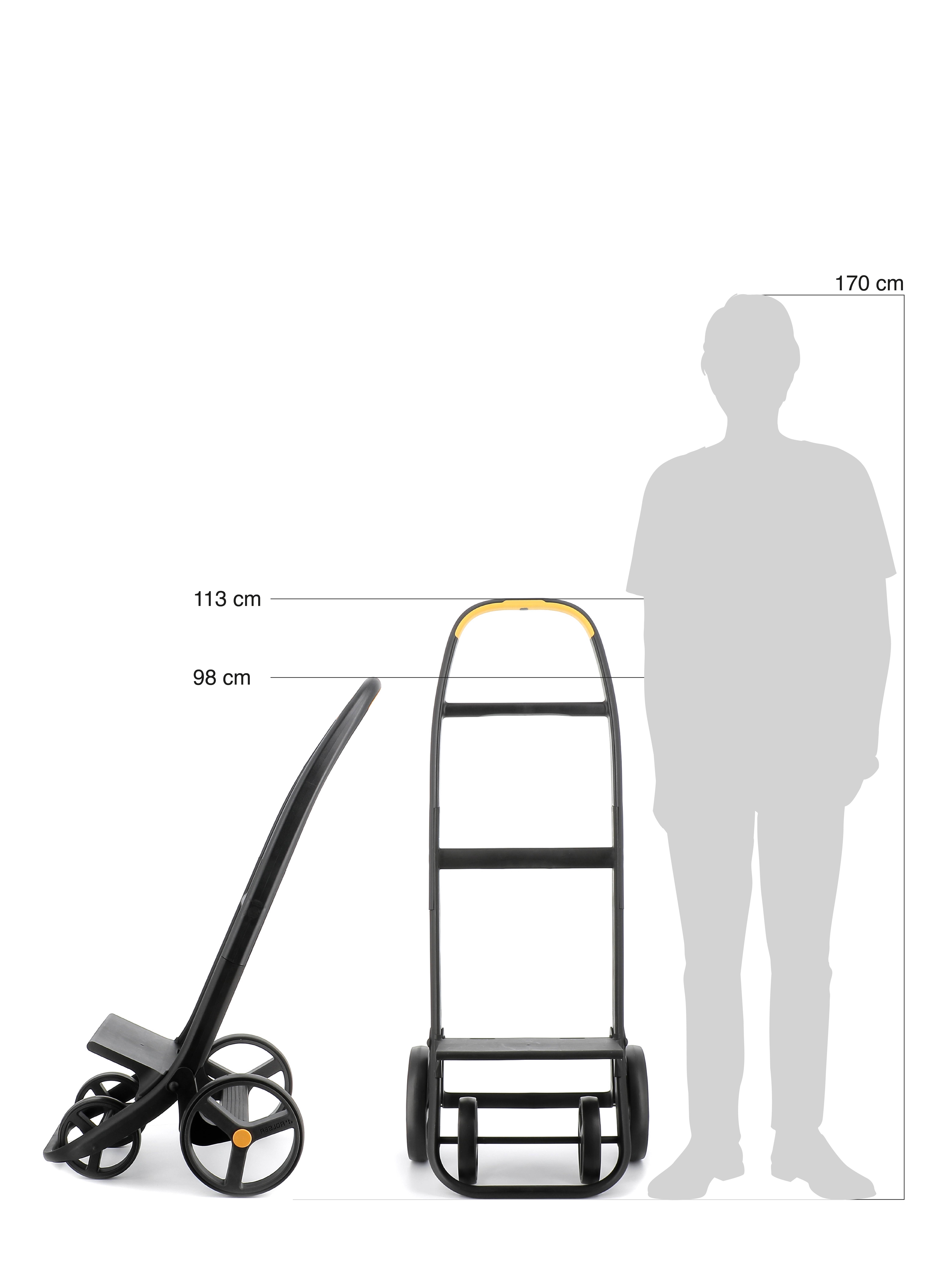 Rolser Clec Thermo Eco 8 Plus Lemon 4 Big Wheel Shopping Trolley