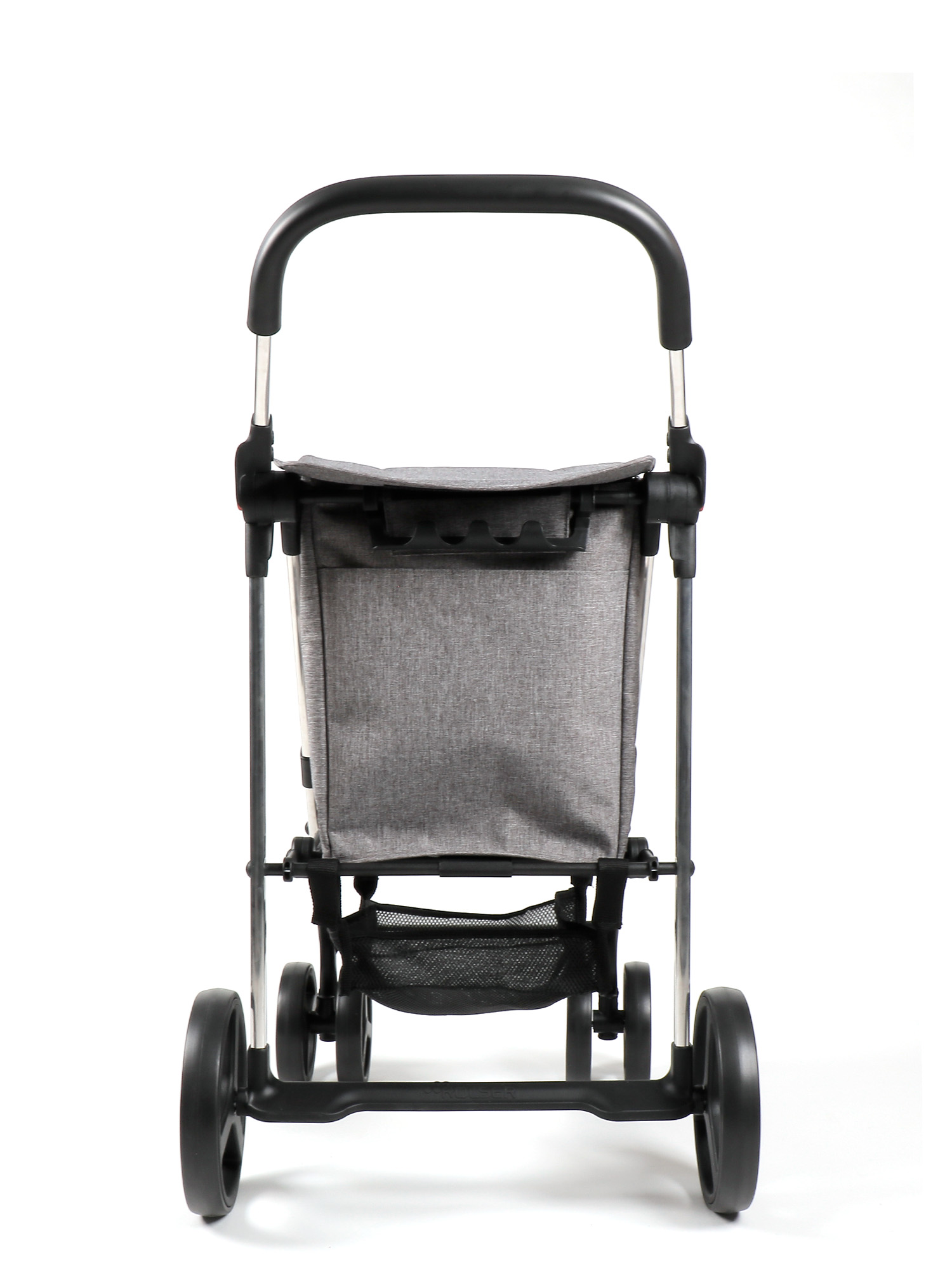 Rolser Basket Tweed 4 Big Wheel 2 Swivelling Foldable Shopping Trolley