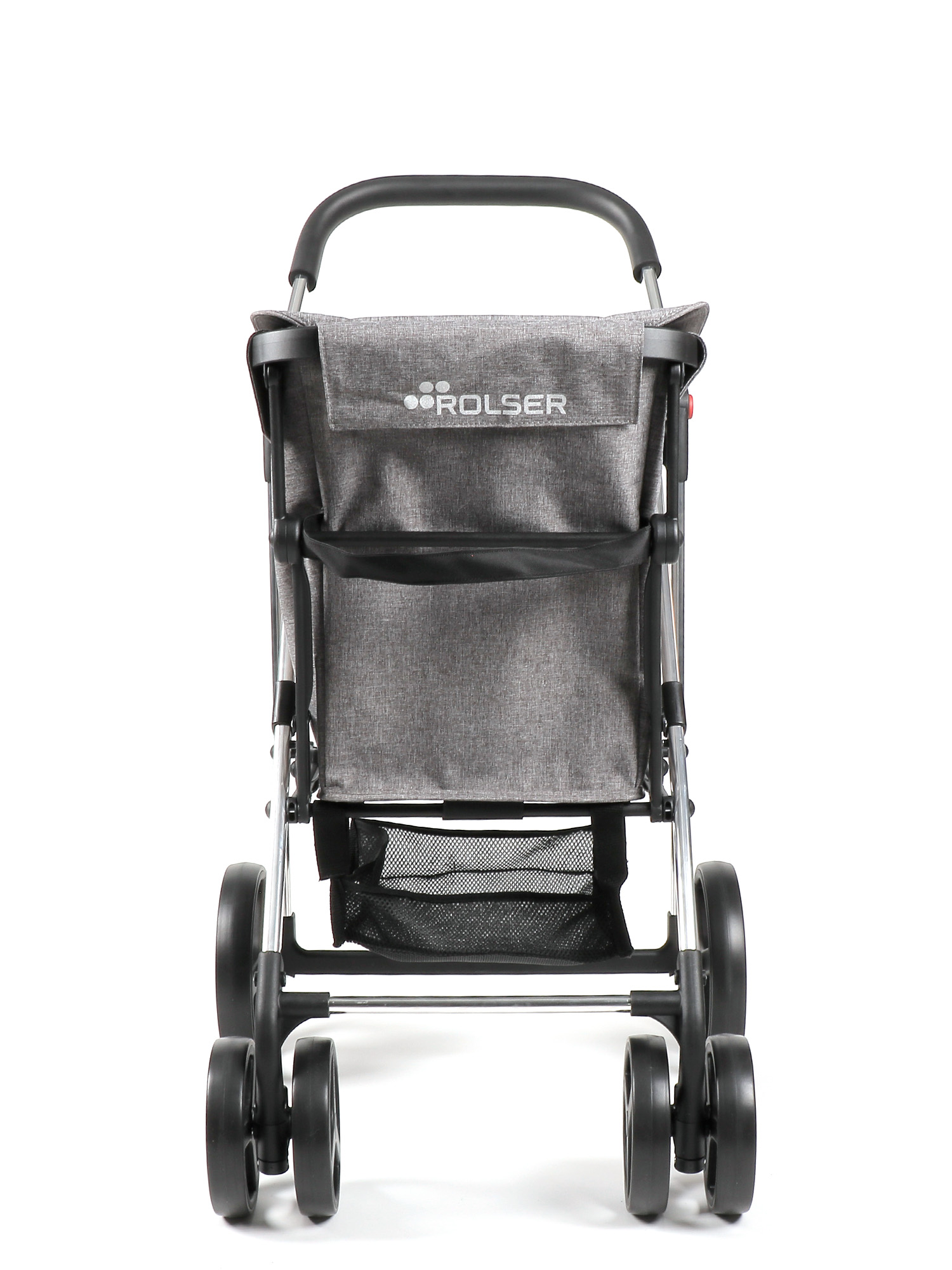 Rolser Basket Tweed 4 Big Wheel 2 Swivelling Foldable Shopping Trolley